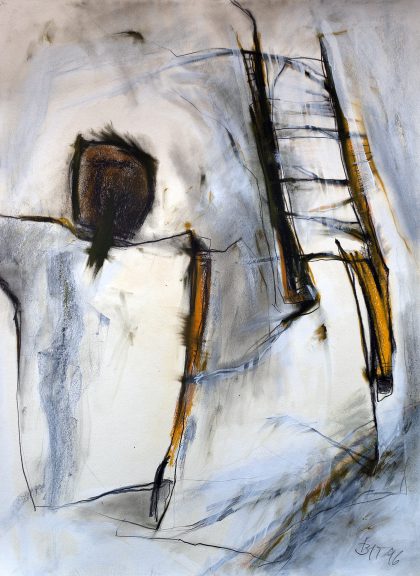 an der Leiter