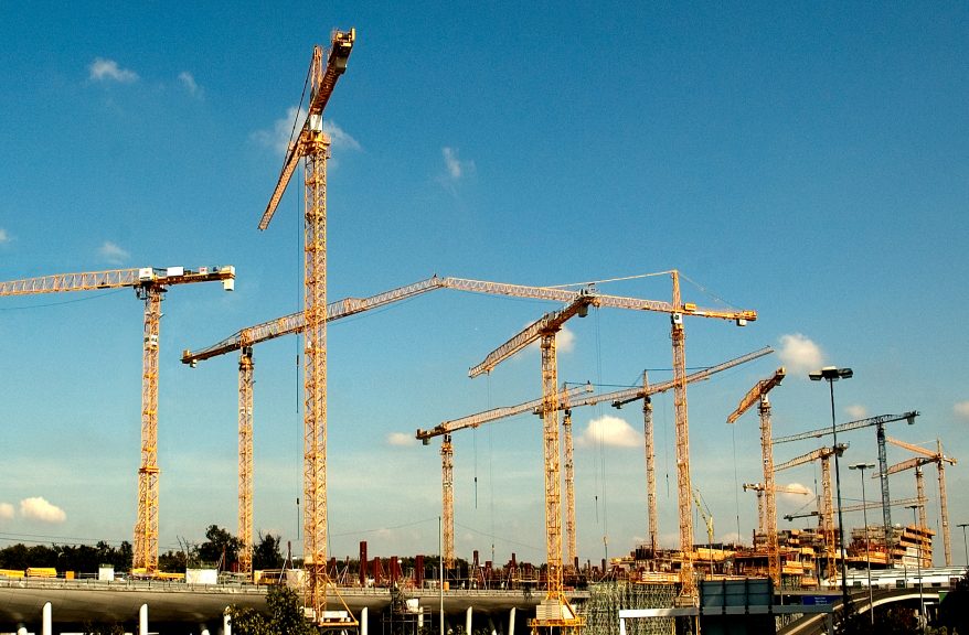 Flughafen-Baustelle